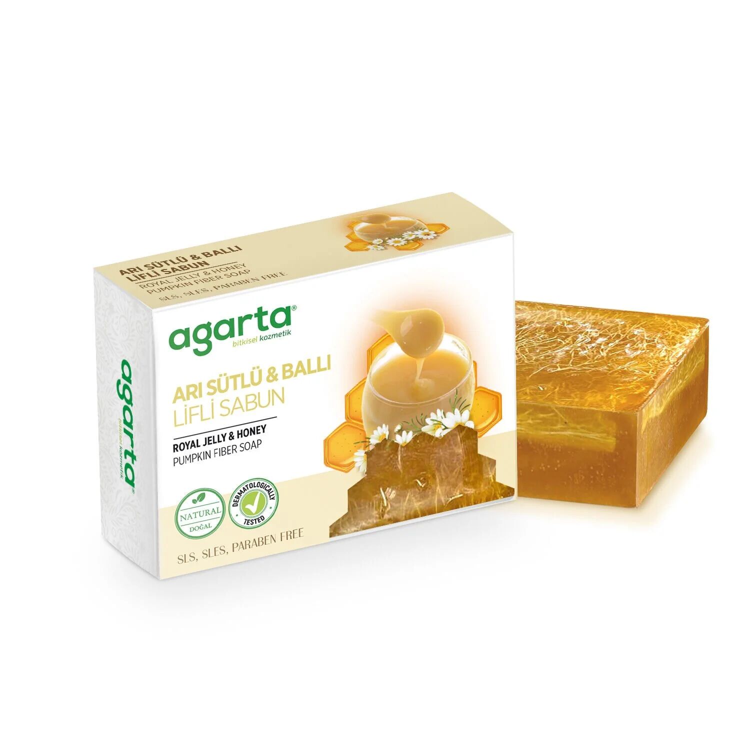 Agarta Arı Sütlü Ve Ballı Li̇fli̇ Sabun 150 Gr