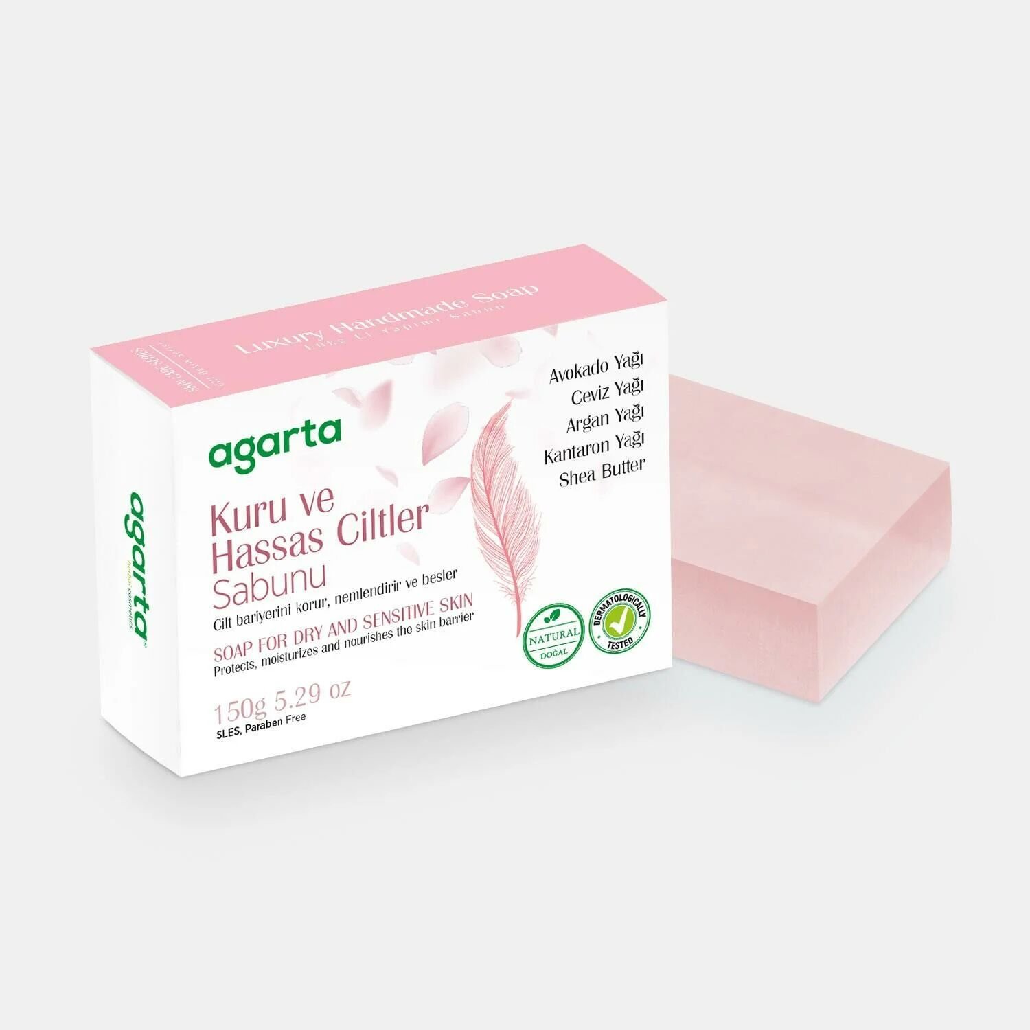 Agarta Ci̇lt Bakım Sabunu 150 Gr Kuru Ve Hassas Ci̇ltler