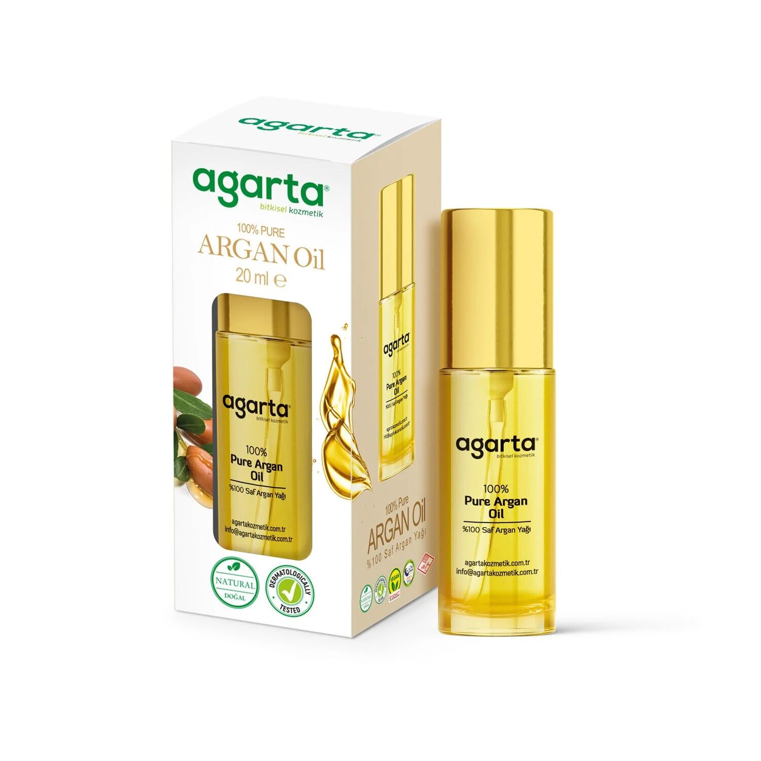 Agarta Doğal Argan Yağı 20Ml