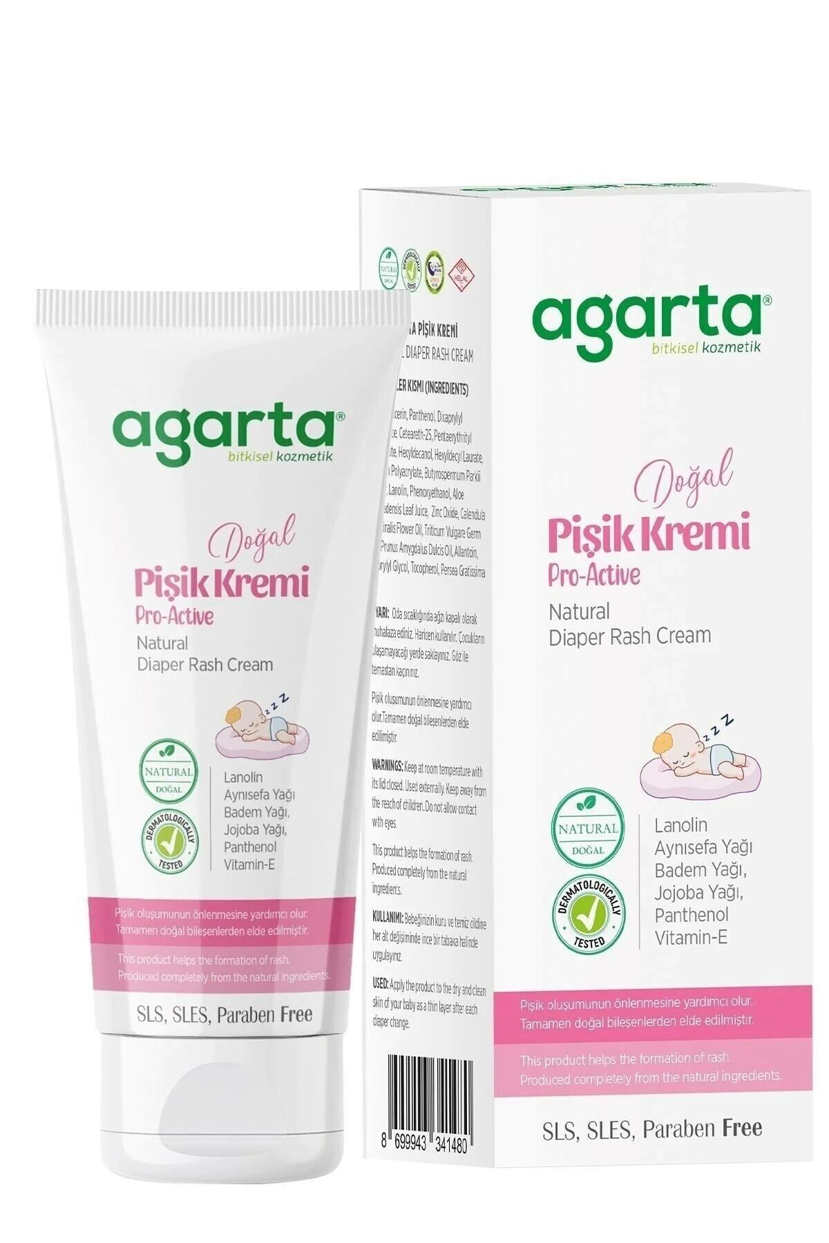 Agarta Doğal Pi̇şi̇k Kremi̇ 100Ml