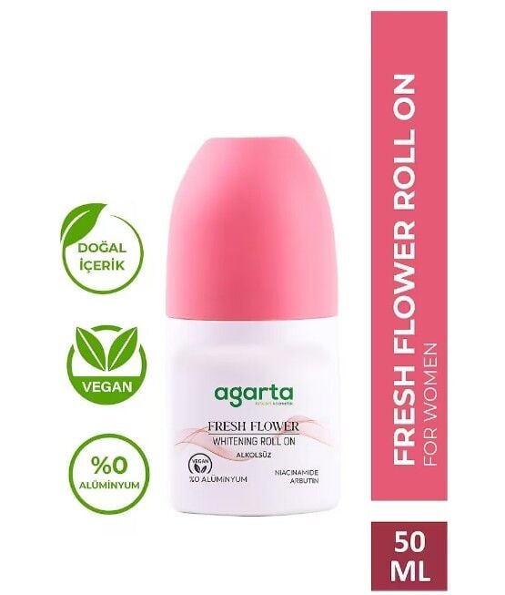 Agarta Doğal Roll-On Fresh Flower 50 Ml