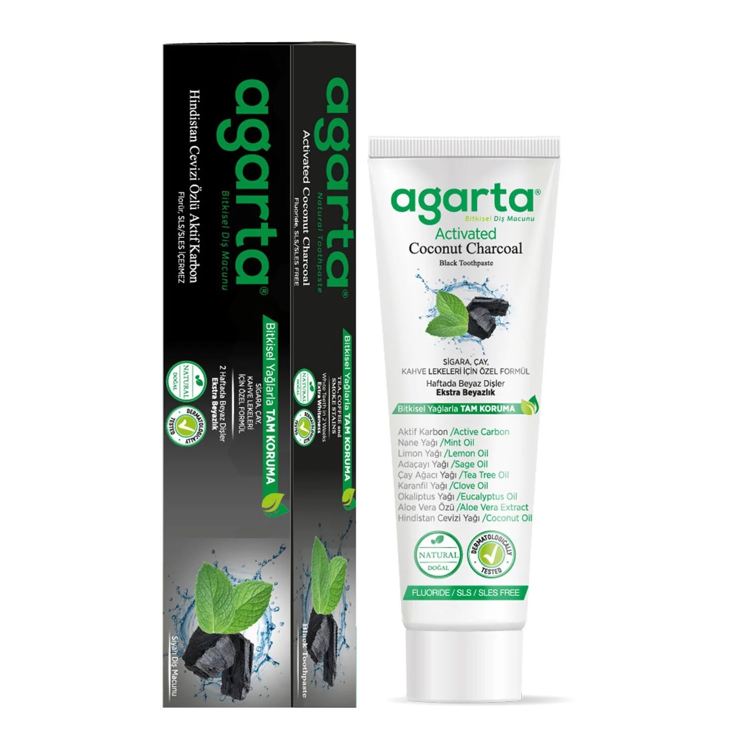 Agarta Hi̇ndi̇stan Cevi̇zi̇ Özlü Akti̇f Karbon Di̇ş Macunu 100Ml