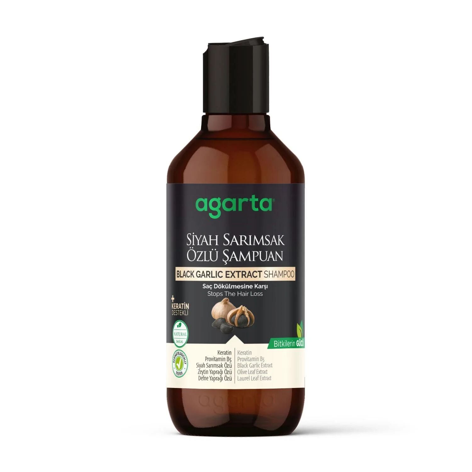 Agarta Si̇yah Sarımsak Özlü Şampuan 400Ml