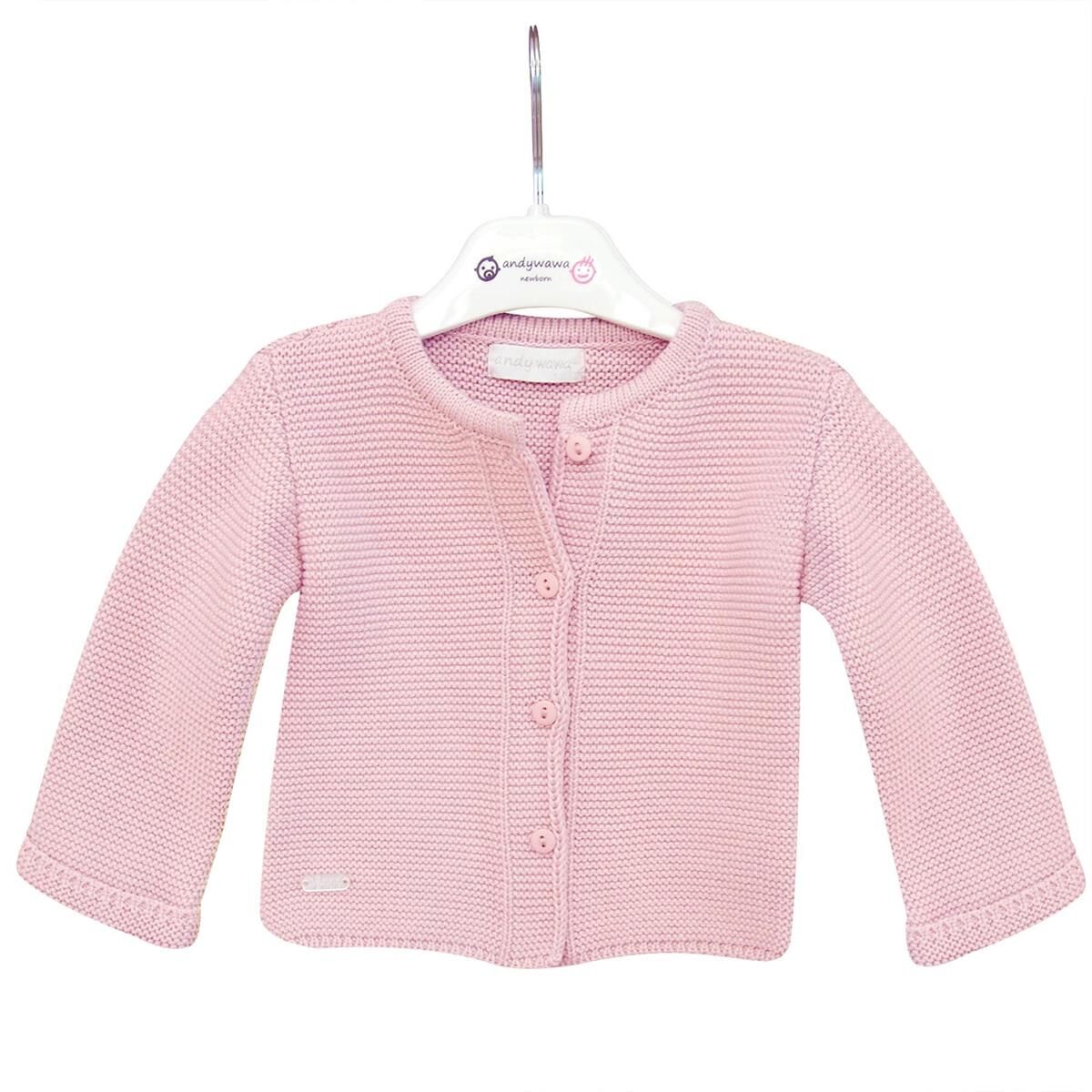 Andywawa Ac24333 Basi̇c Bebe Ceket Pi̇nk