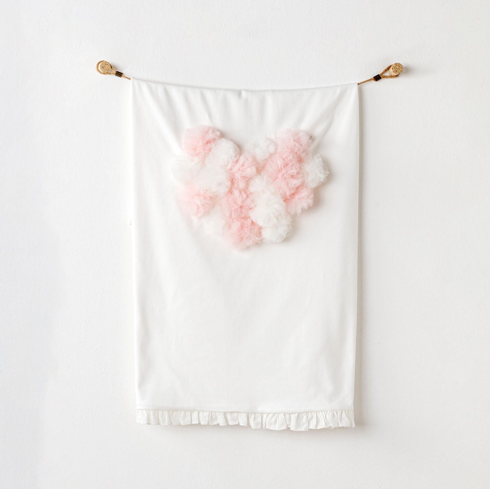 Andywawa Ac24502 Peti̇t Love 90X85 Bebek Battani̇ye Ekru