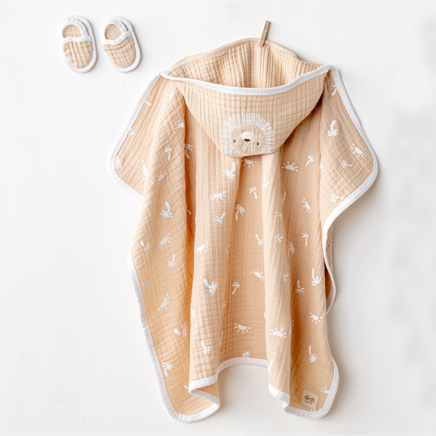 Andywawa Ac24508 Müsli̇n Smi̇l All Day 80X80 Havlu Set Bei̇ge