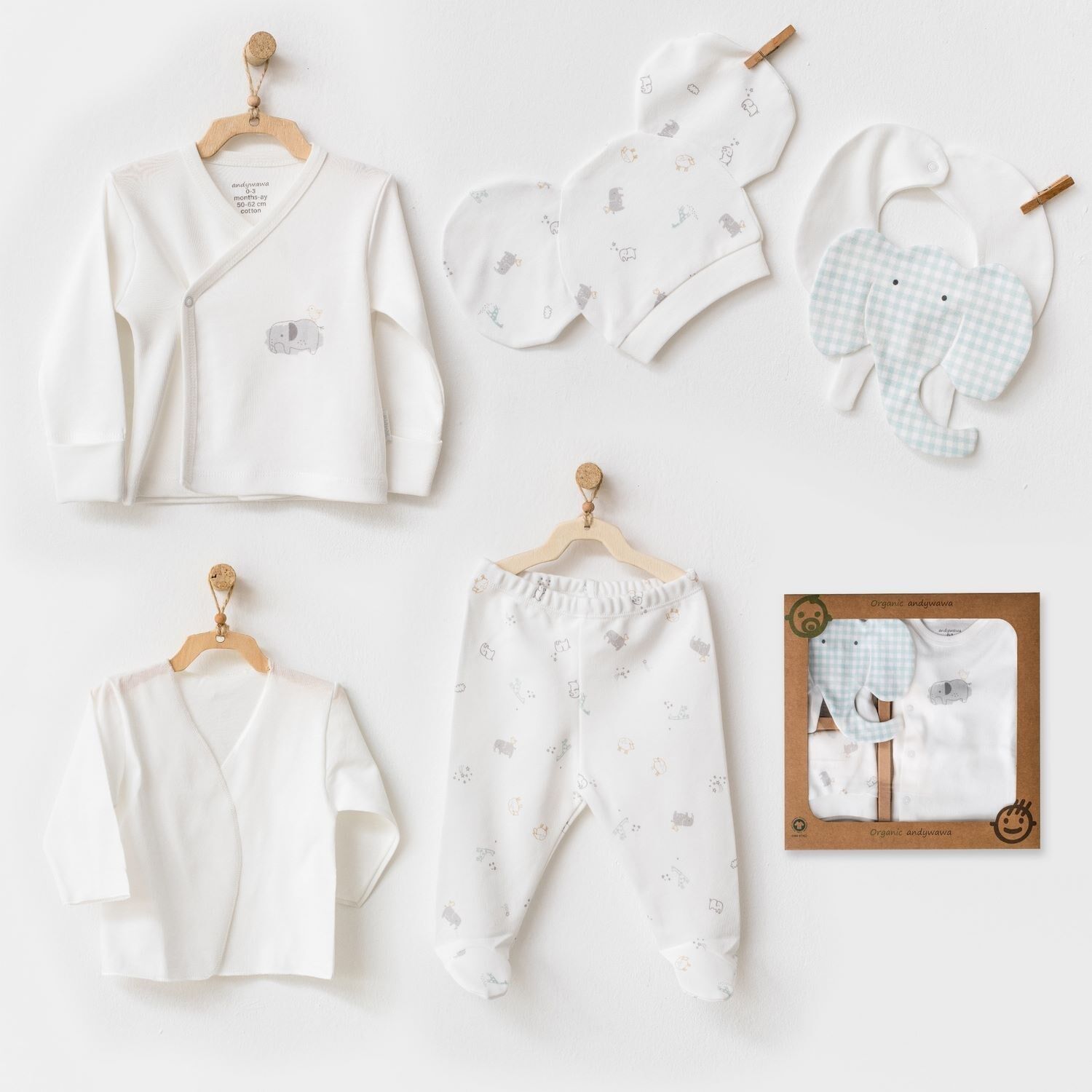 Andywawa Ac25260 The Zoo S Balboa 5 Parça Hastane Çıkışı Ekru