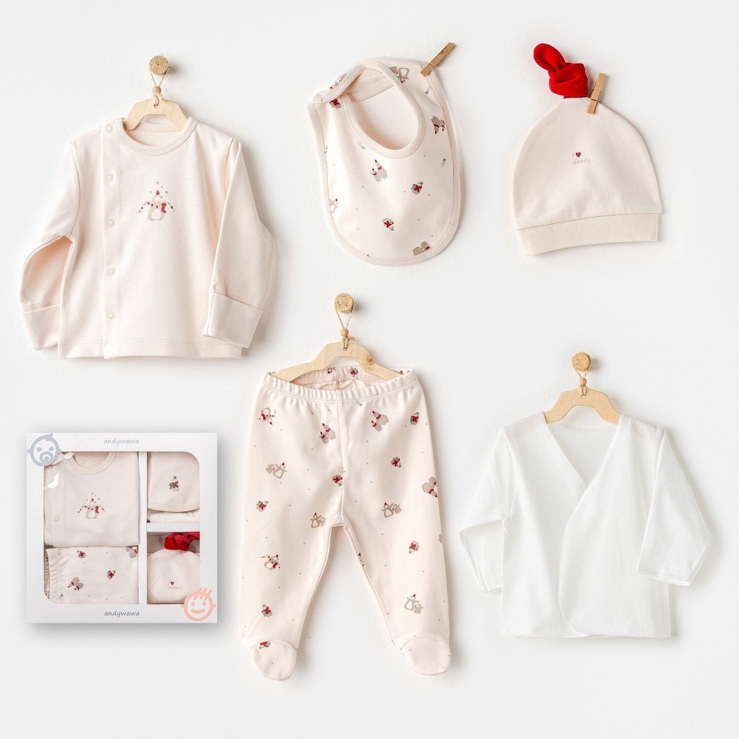 Andywawa Ac25340 Pengui̇n 5 Li̇ Hastane Çıkışı Ekru