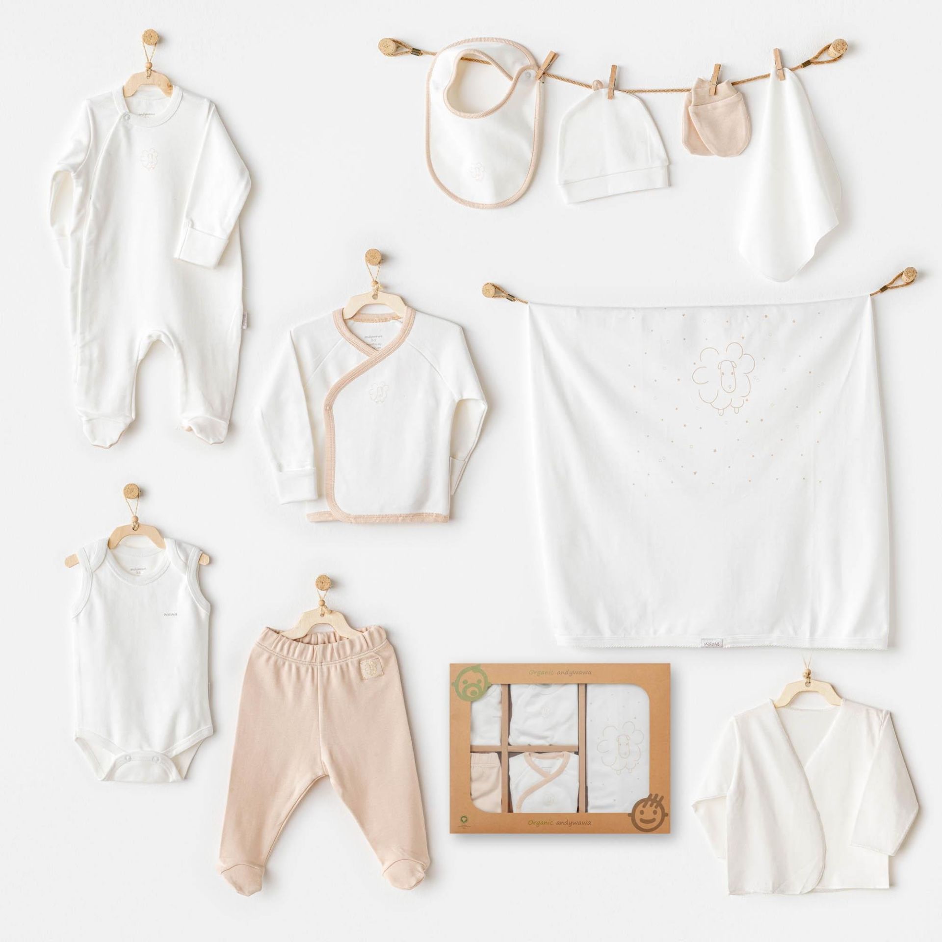 Andywawa Ac25731 Organi̇c Li̇ne 10 Lu Hastane Çıkışı Ekru