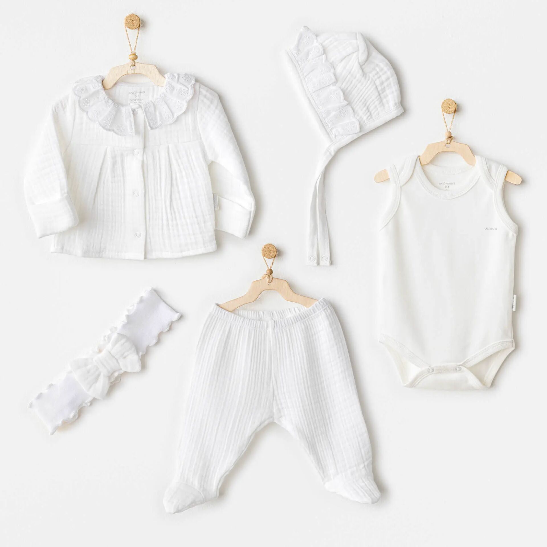 Andywawa Ac25840 Natural Gi̇ft Müsli̇n 5 Li̇ Hastane Çıkışı Whi̇te