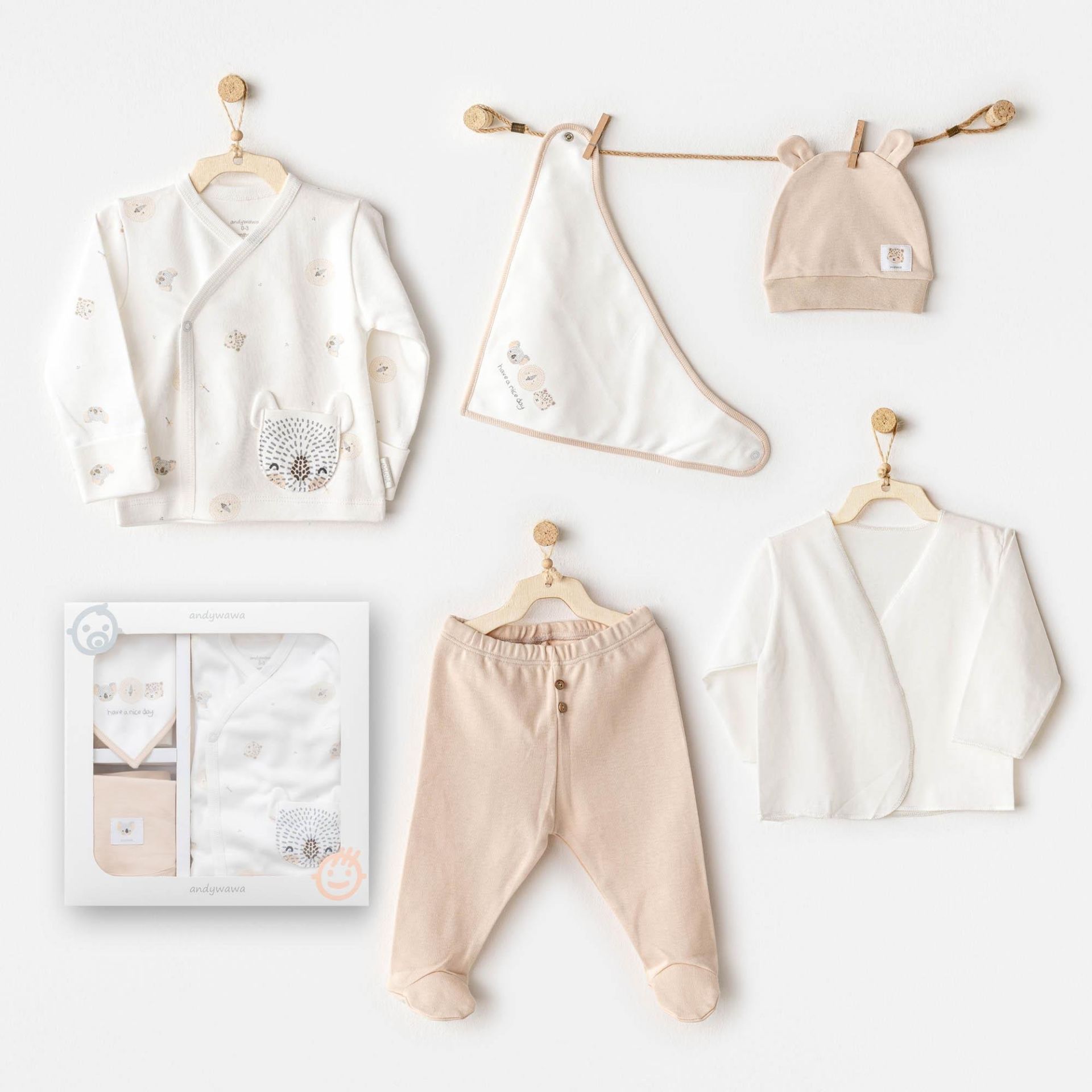 Andywawa Ac25850 Happy Ani̇mals 5 Li̇ Hastane Çıkışı Ekru