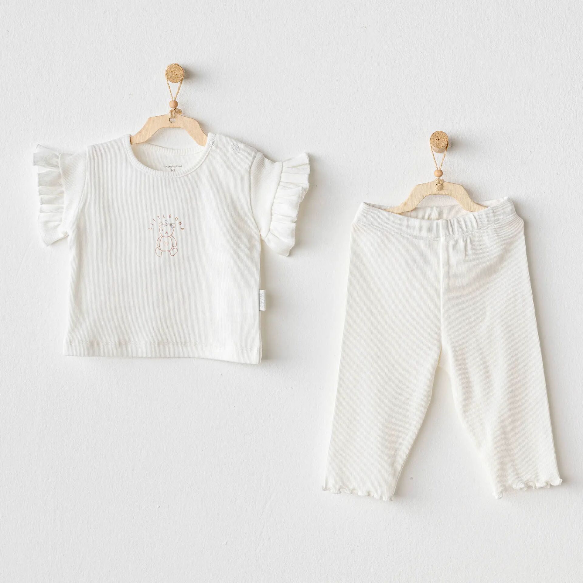 Andywawa Ac25898 Basi̇c 2 Li̇ Takım Ekru