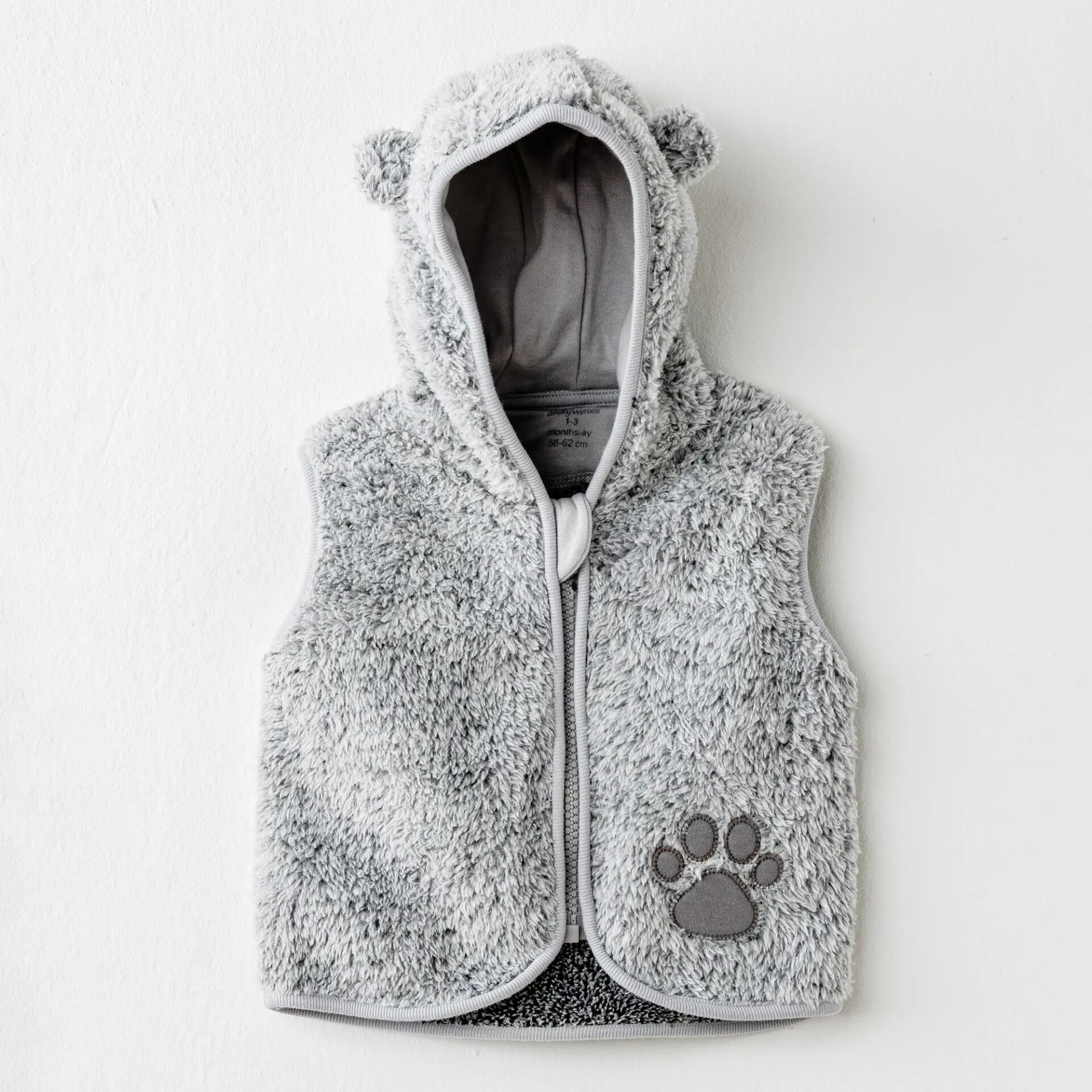 Andywawa Ac26026 Keep Smi̇li̇ng Yelek Grey