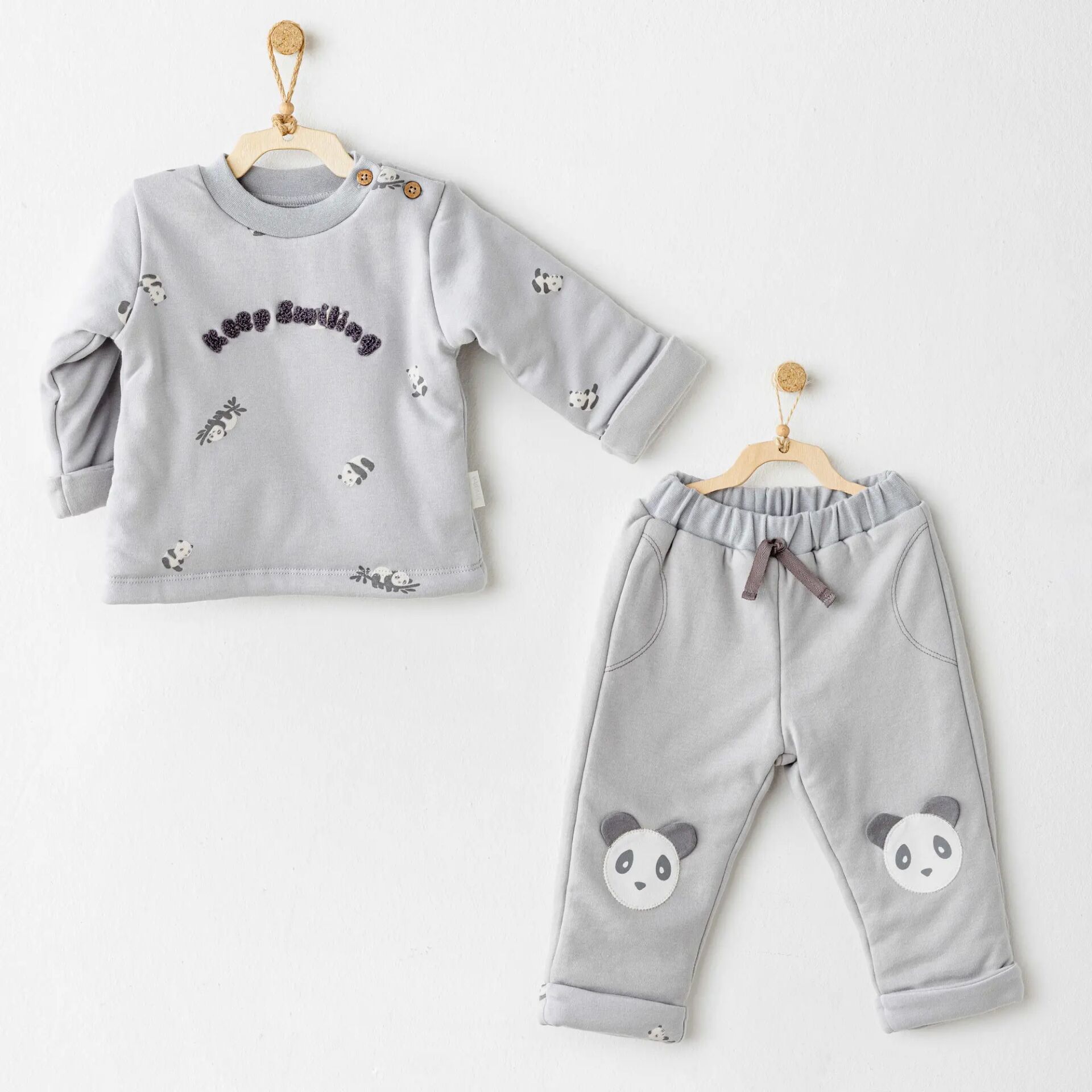 Andywawa Ac26028 Fi̇ber Keep Smi̇li̇ng 2 Li̇ Takım Grey