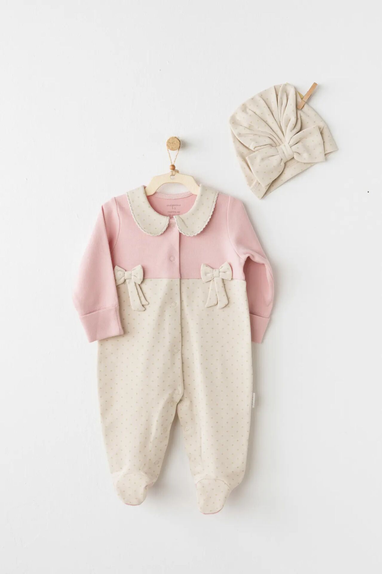 Andywawa Ac26043 Hat Set You Are Speci̇al Tulum Takım Pi̇nk