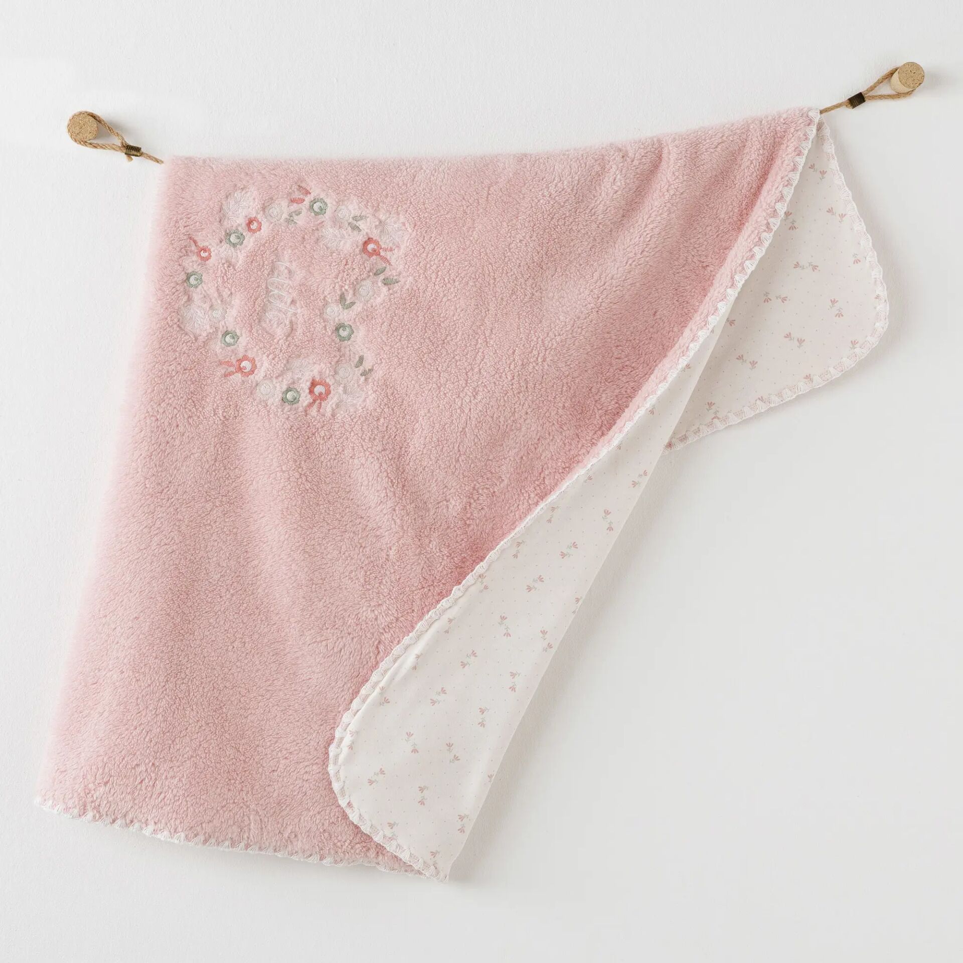 Andywawa Ac26097 Mon Peti̇t Amour Battani̇ye 90X85 Pi̇nk