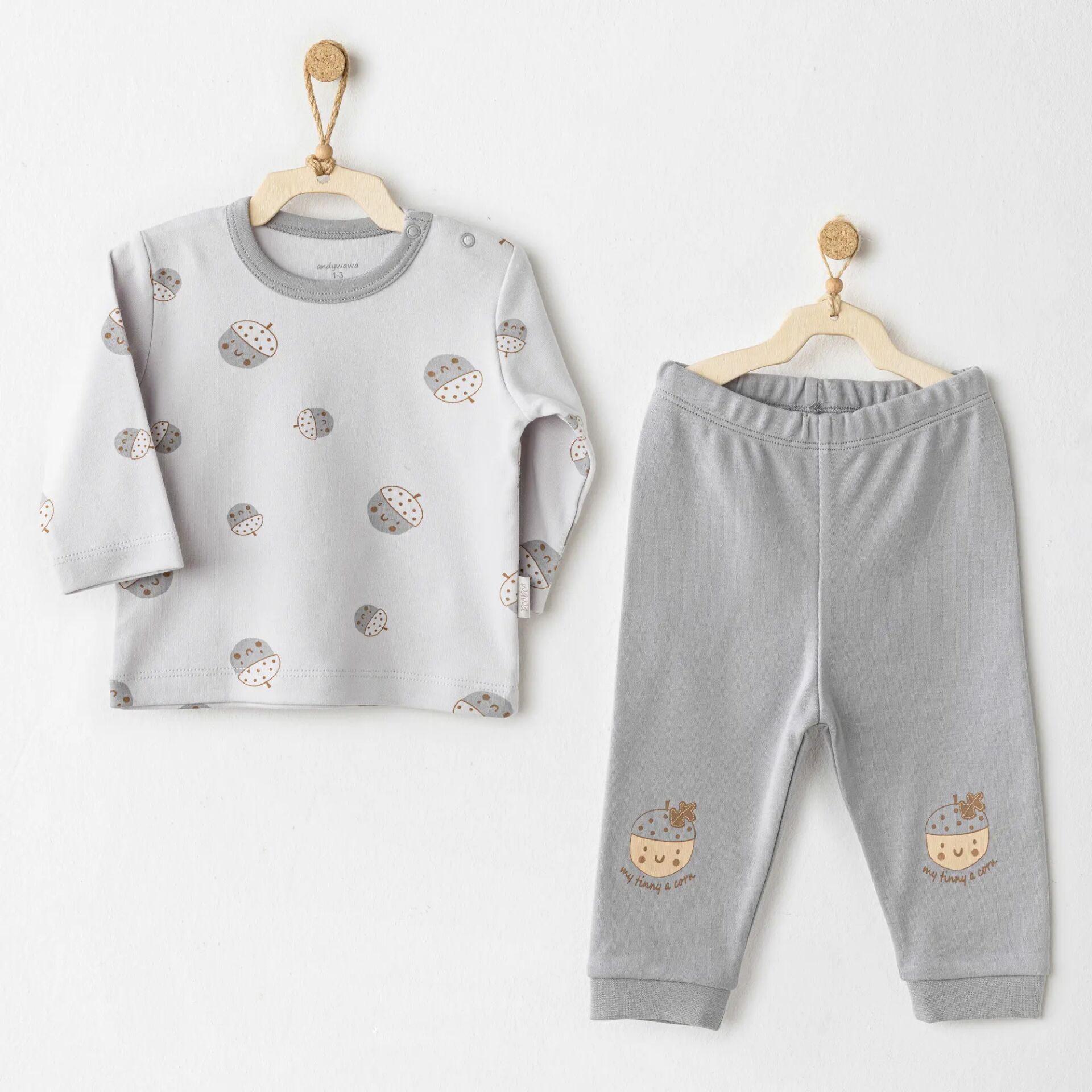 Andywawa Ac26105 Hello Autumn 2 Li̇ Takım Grey