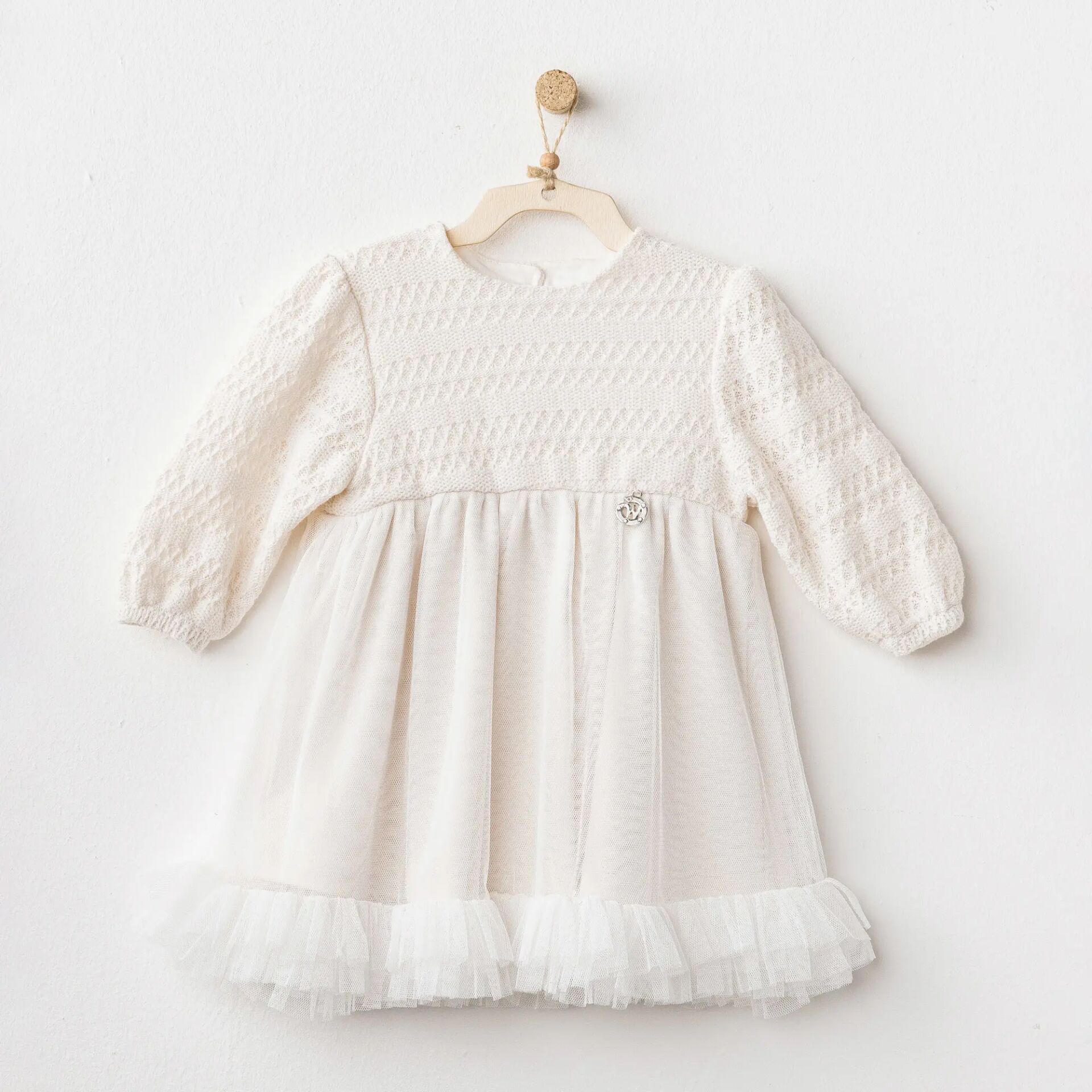 Andywawa Ac26136 Wawa Exclusi̇ve Elbi̇se Ekru