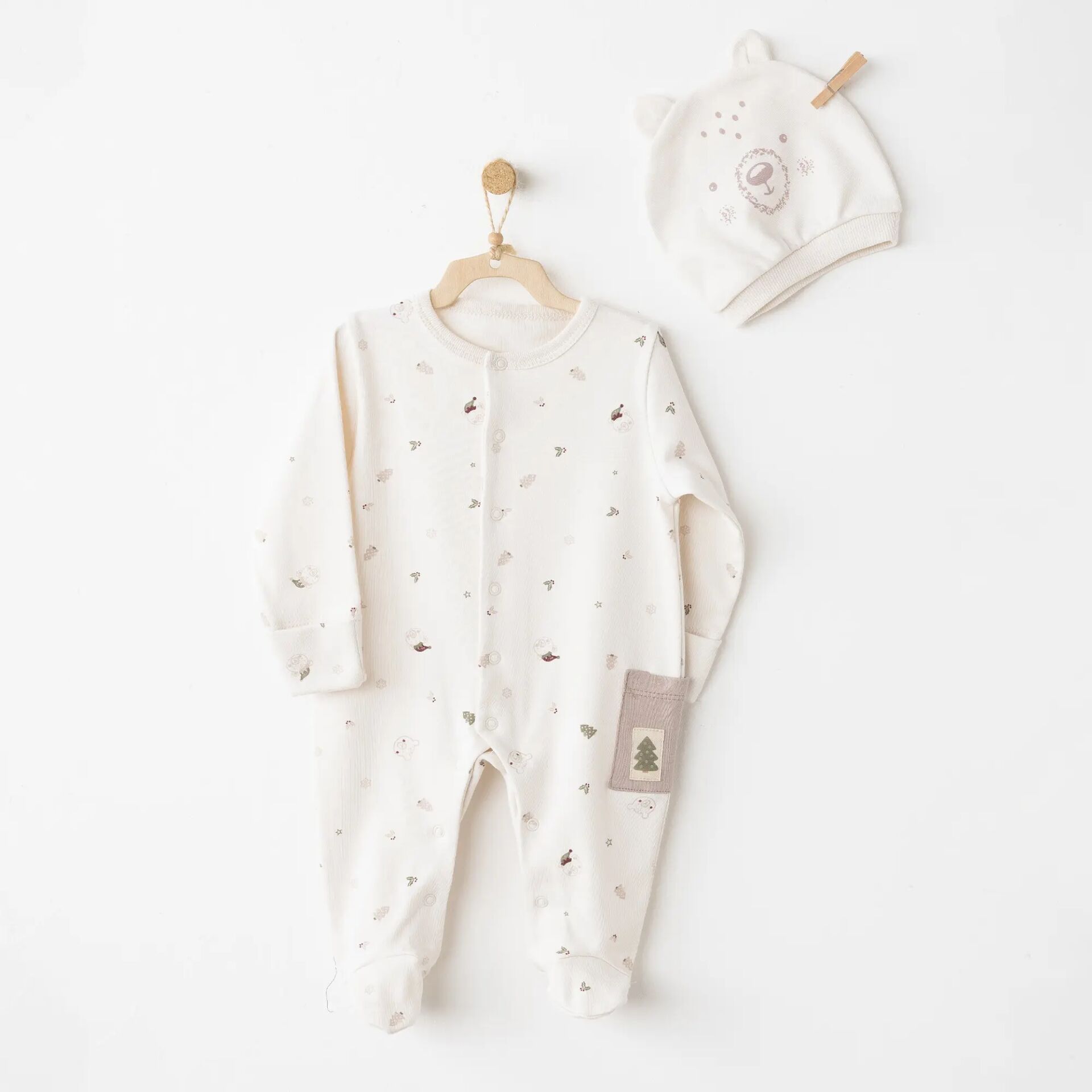 Andywawa Ac26183 My 1 St Wardrobe Tulum Takım Ekru