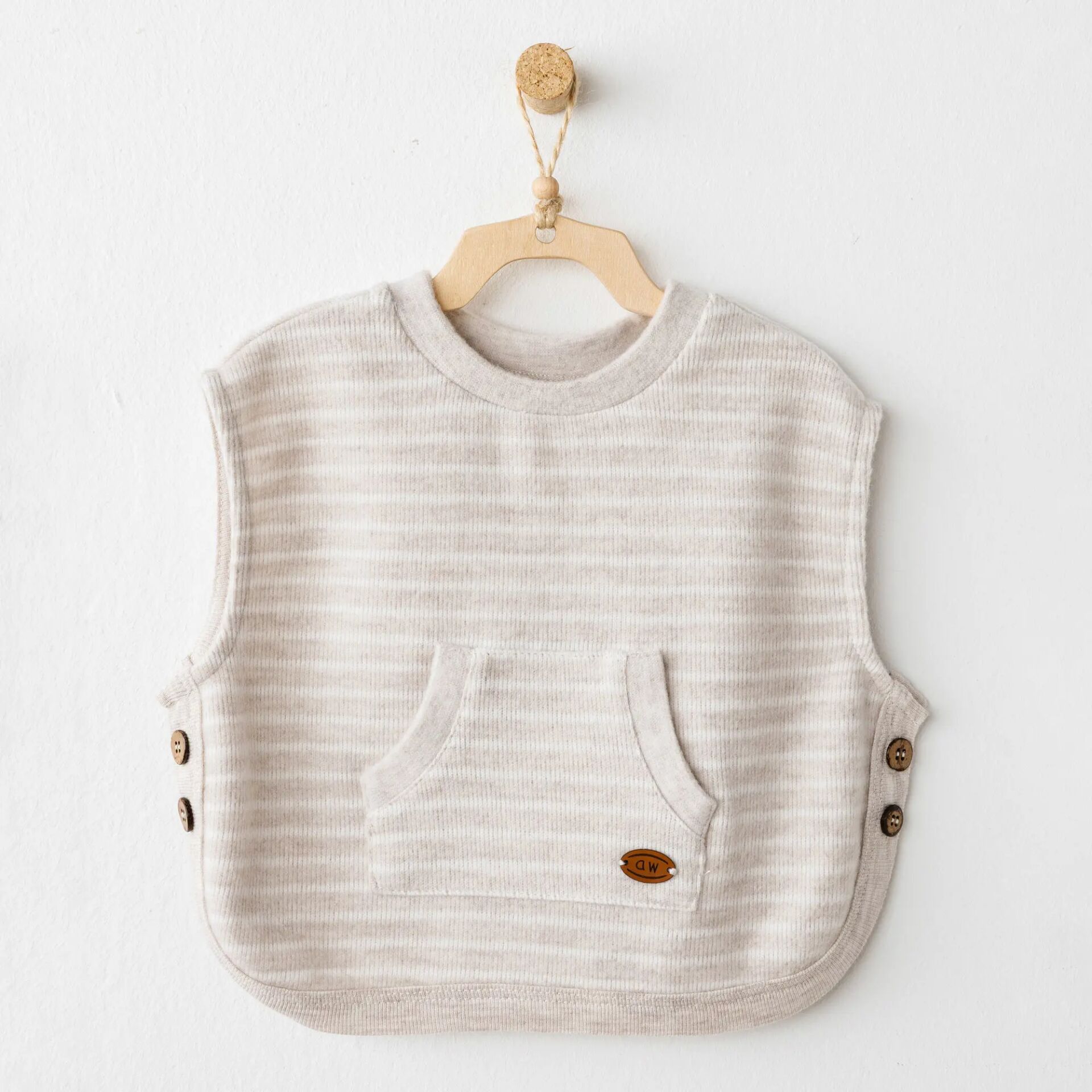 Andywawa Ac26214 Casual Yelek Bei̇ge