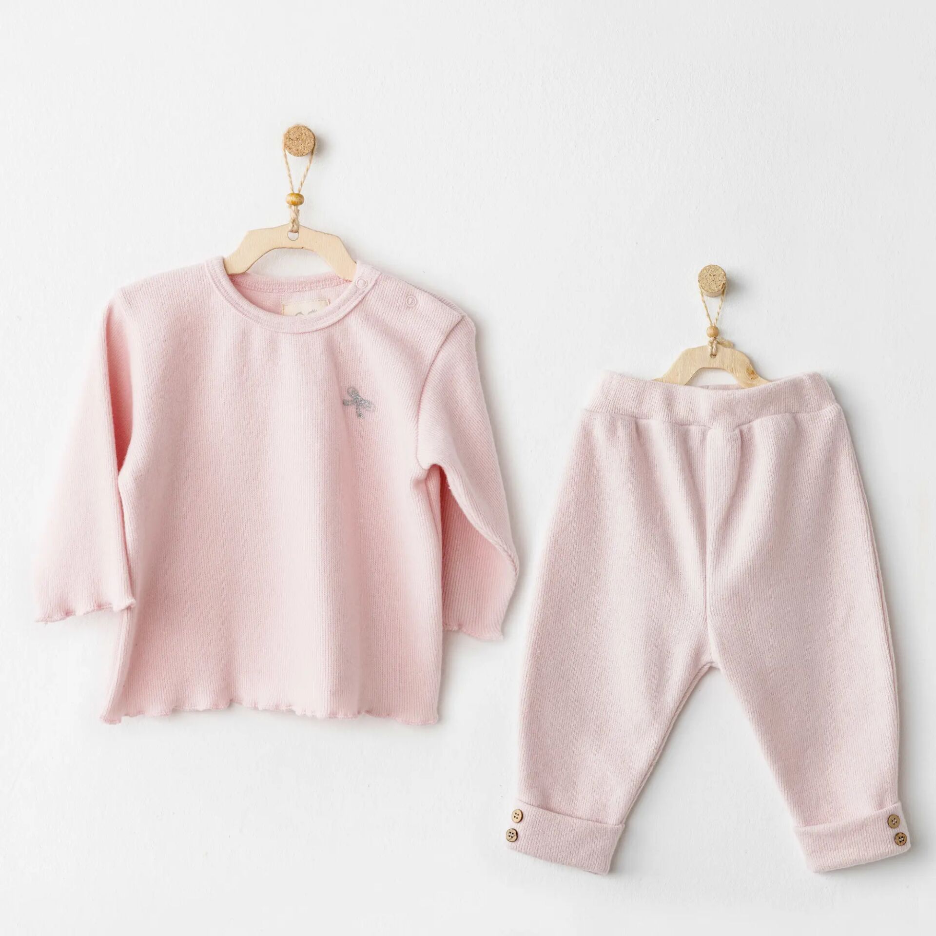 Andywawa Ac26218 Casual 2 Li̇ Takım Pi̇nk