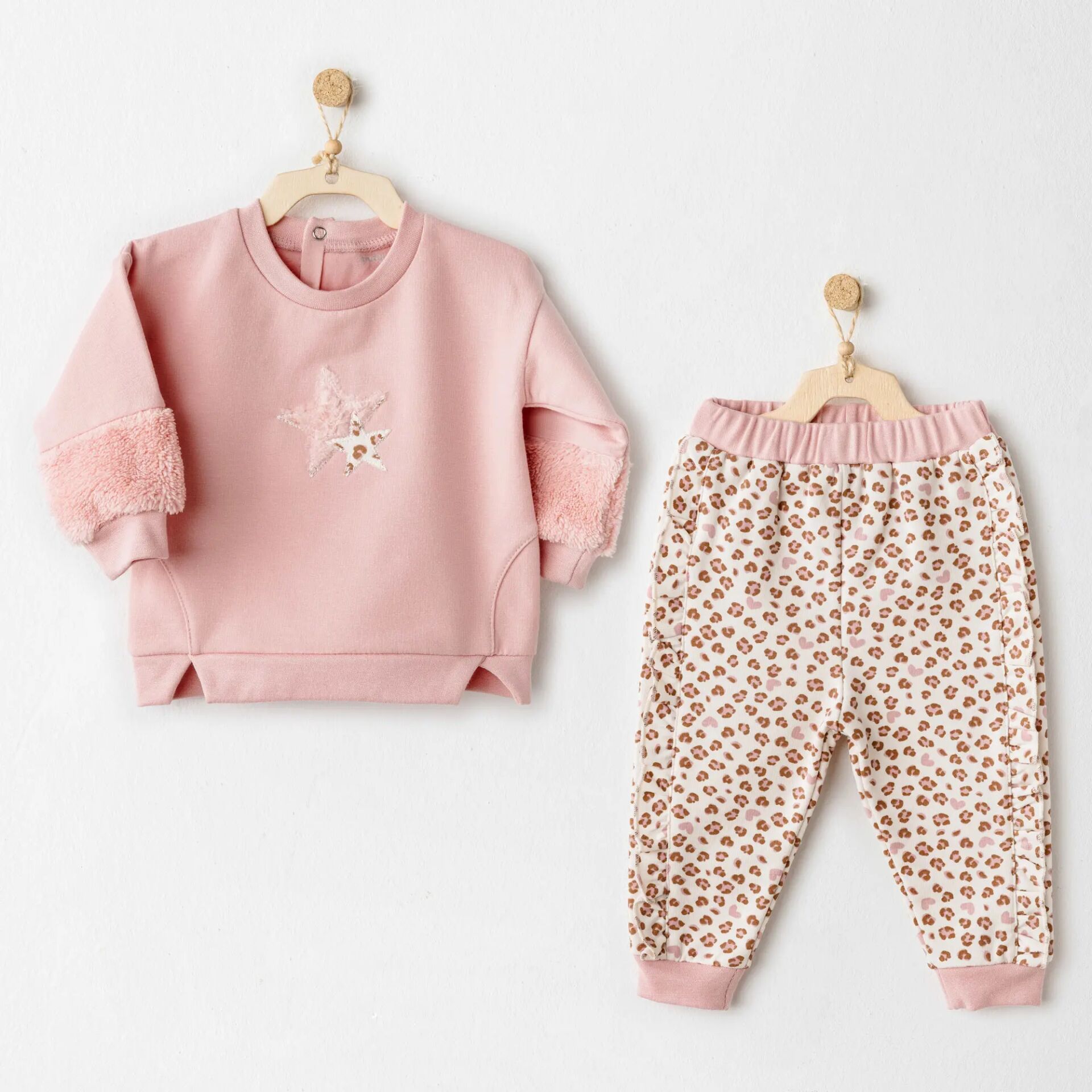 Andywawa Ac26233 Li̇ttle Leopard 2 Li̇ Takım Pi̇nk