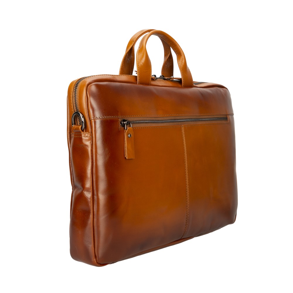 Apollo 13-14 İnç Deri̇ Laptop Çantası Rst2Ef Taba