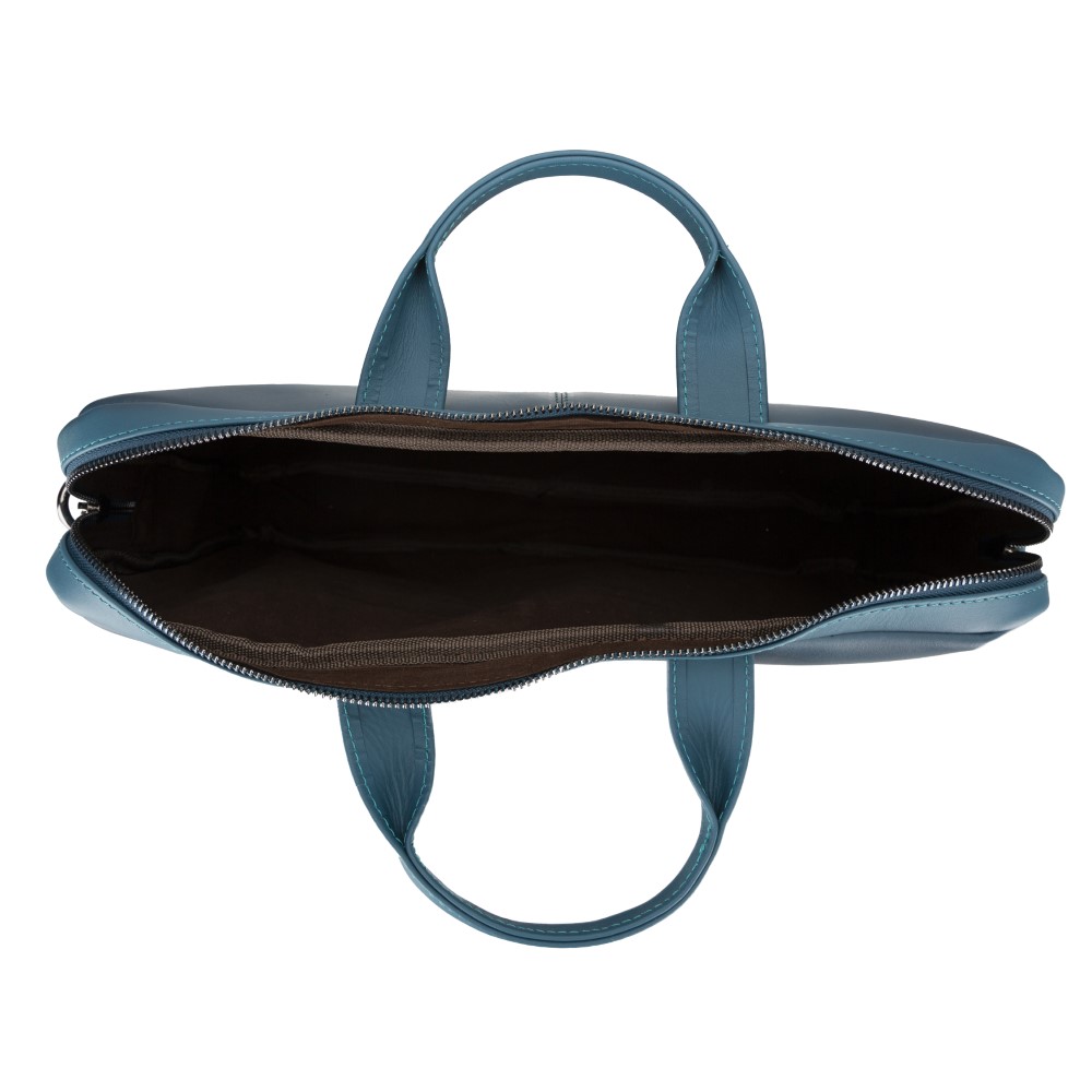 Apollo 15-16 İnç Deri̇ Laptop Çantası Brn4Ef Mavi̇