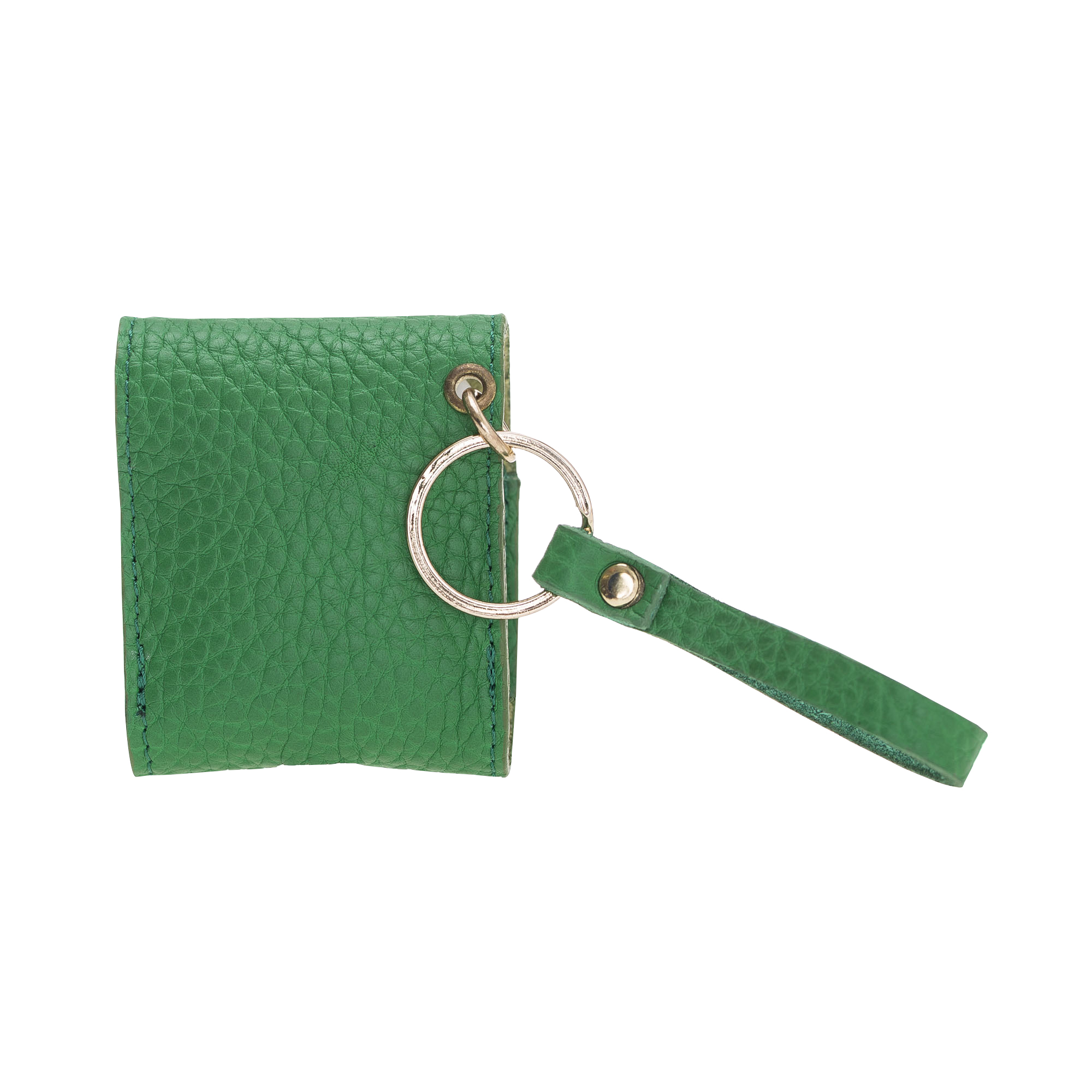 Apple Ai̇rpods 2.Nesi̇l Uyumlu Deri̇ Kılıf Mai̇ Snap Erc4 Yeşi̇l