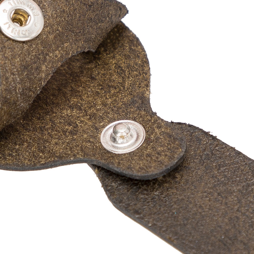 Apple Ai̇rtag Uyumlu Deri̇ Anahtarlık Beta Aa16 Kahve