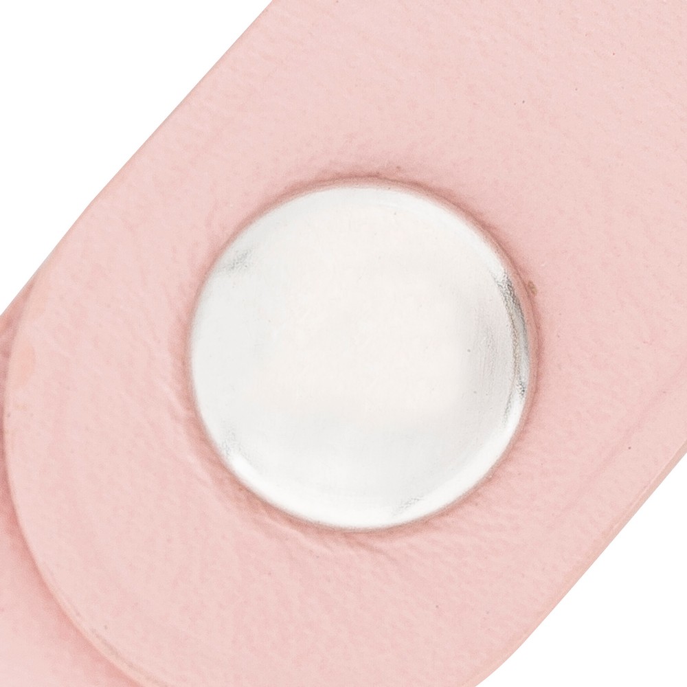 Apple Ai̇rtag Uyumlu Deri̇ Anahtarlık, Nu2 Pembe