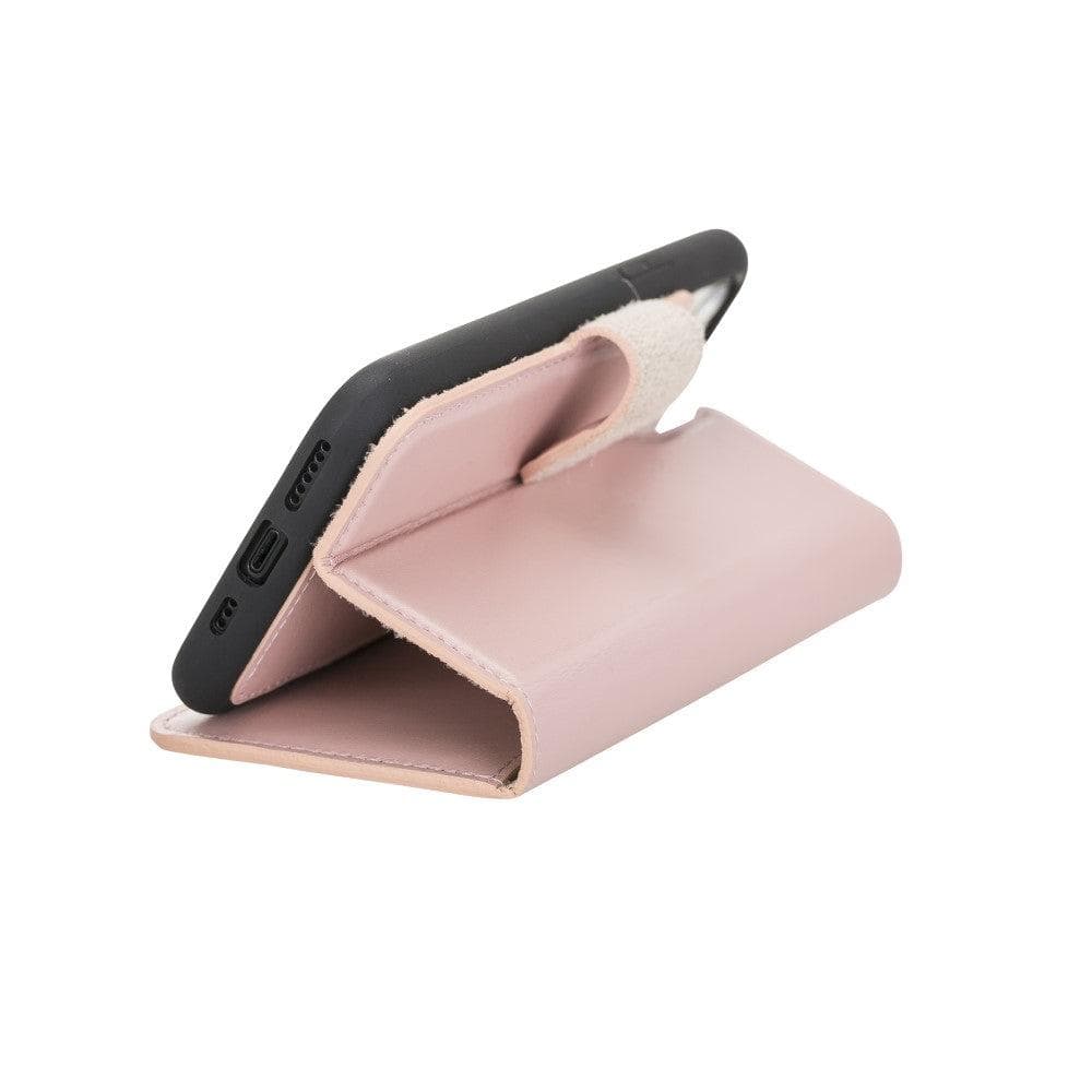 Apple İphone 11 Pro Uyumlu Deri̇ Cüzdanlı Kılıf Pembe