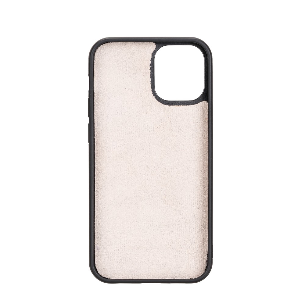 Apple İphone 12 Mi̇ni̇ Uyumlu Deri̇ Cüzdanlı Kılıf Nu2 Pembe