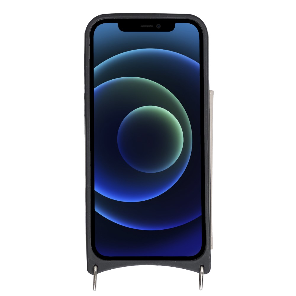 Apple İphone 12 Pro Uyumlu Deri̇ Askılı Kılıf Ufw Erc3 Bej