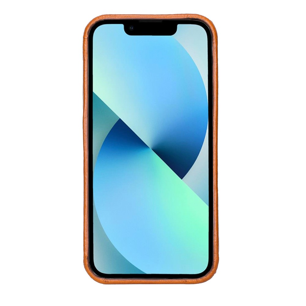 Apple İphone 13 Mi̇ni̇ Uyumlu Deri̇ Arka Kapak Rock Rst2Ef Taba
