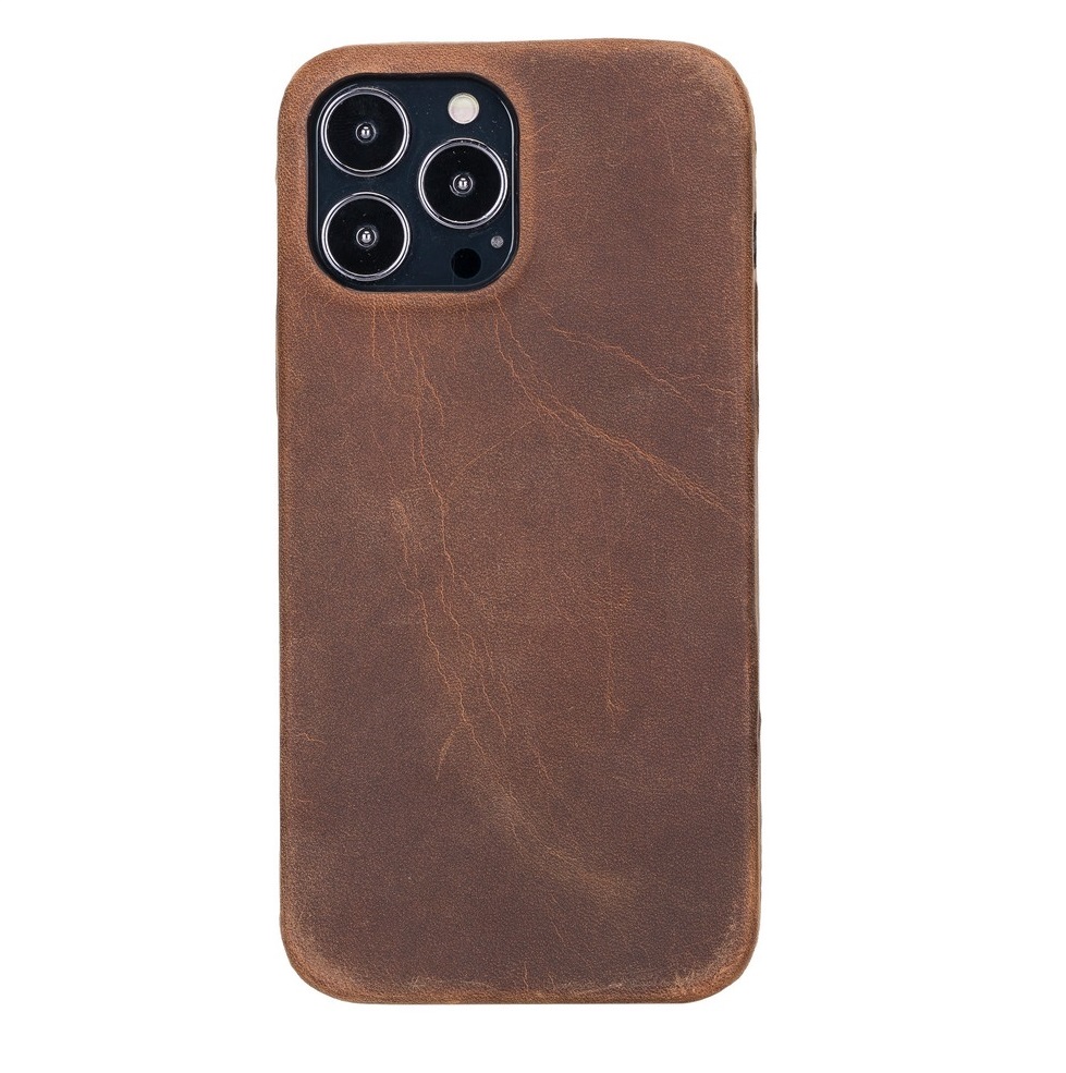 Apple İphone 13 Pro Max Uyumlu Deri̇ Arka Kapak Rock G2