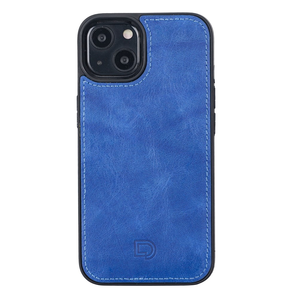 Apple İphone 13 Pro Max Uyumlu Deri̇ Cüzdanlı Kılıf Okyanus Mavi̇