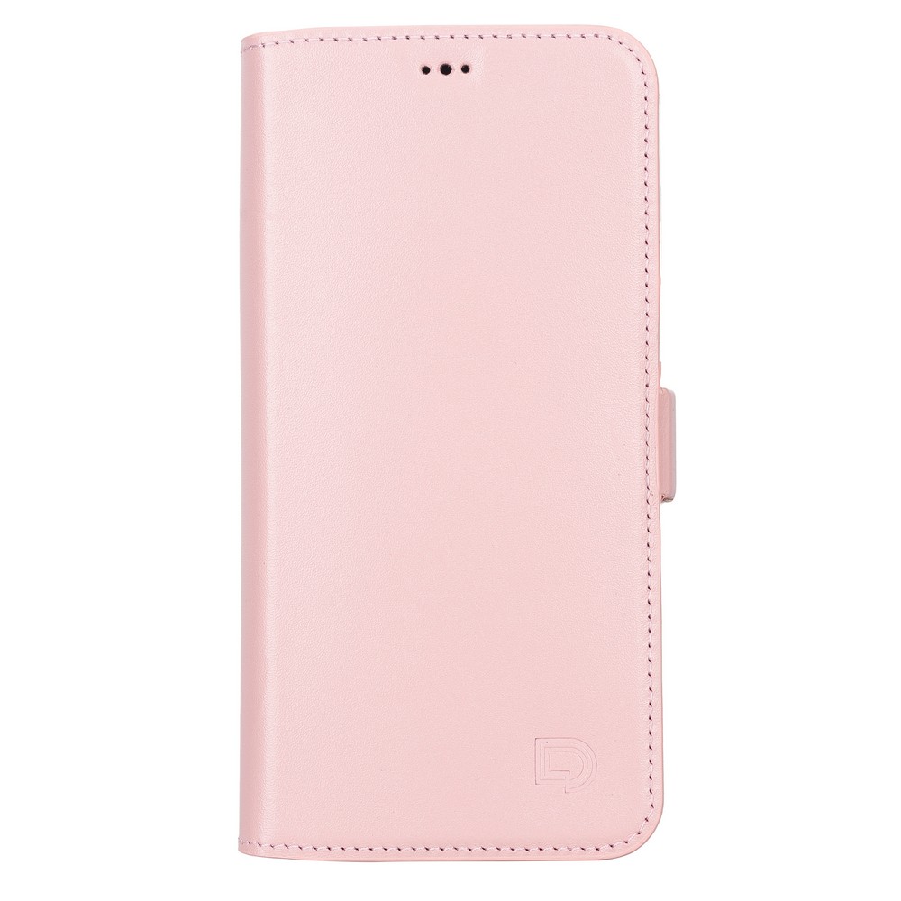 Apple İphone 13 Pro Max Uyumlu Deri̇ Cüzdanlı Kılıf Toz Pembe