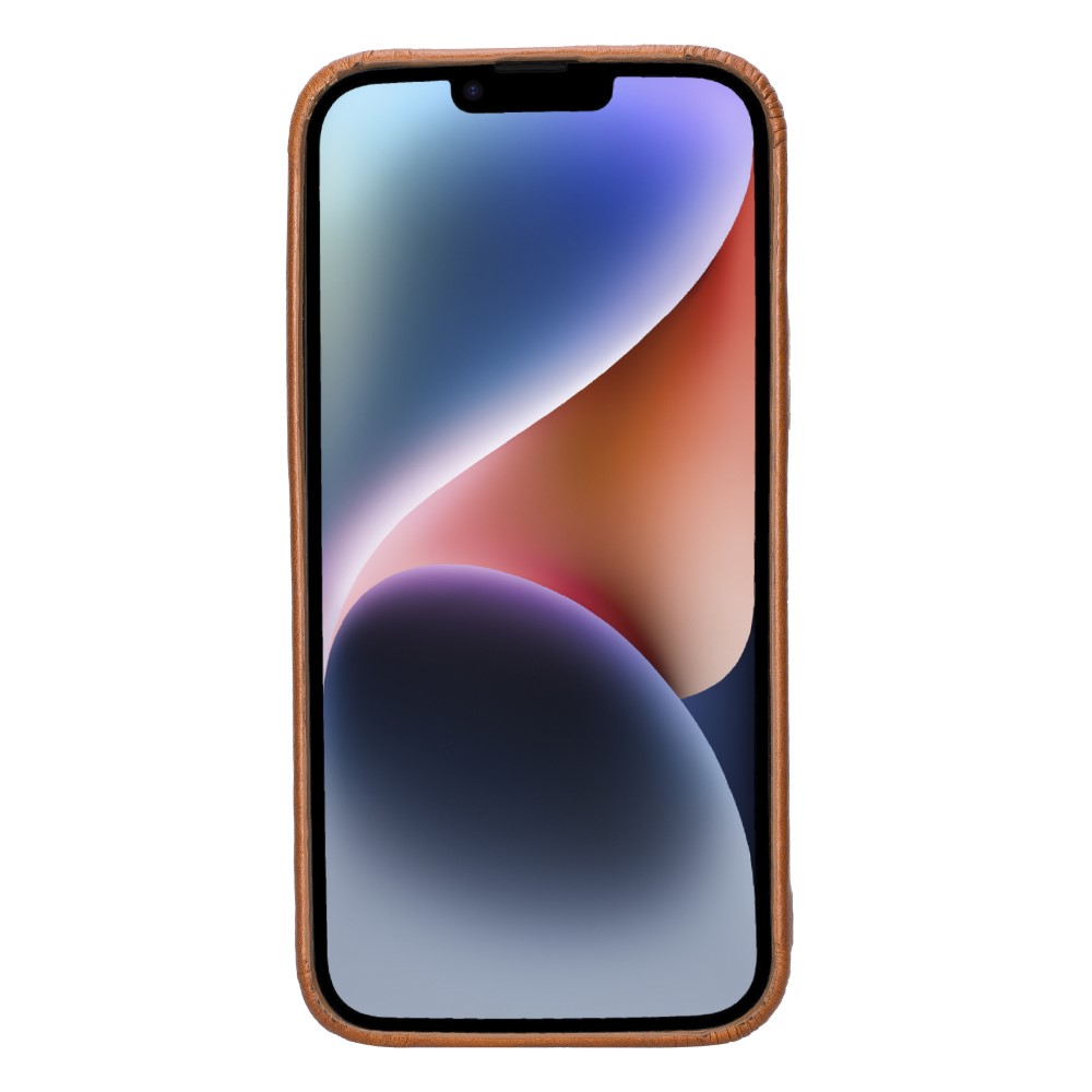 Apple İphone 14 Plus Uyumlu Deri̇ Arka Kapak Rock Rst2Ef