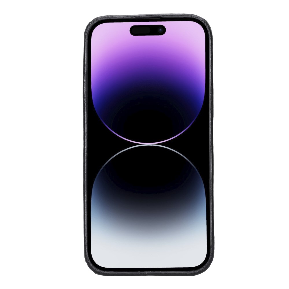 Apple İphone 14 Pro Max Uyumlu Deri̇ Arka Kapak Rock Rst1