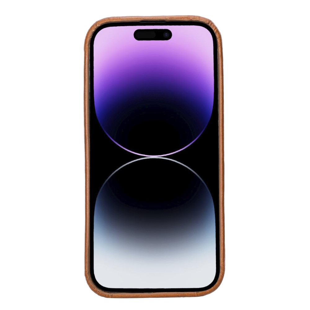 Apple İphone 14 Pro Uyumlu Deri̇ Arka Kapak Rock Rst2Ef