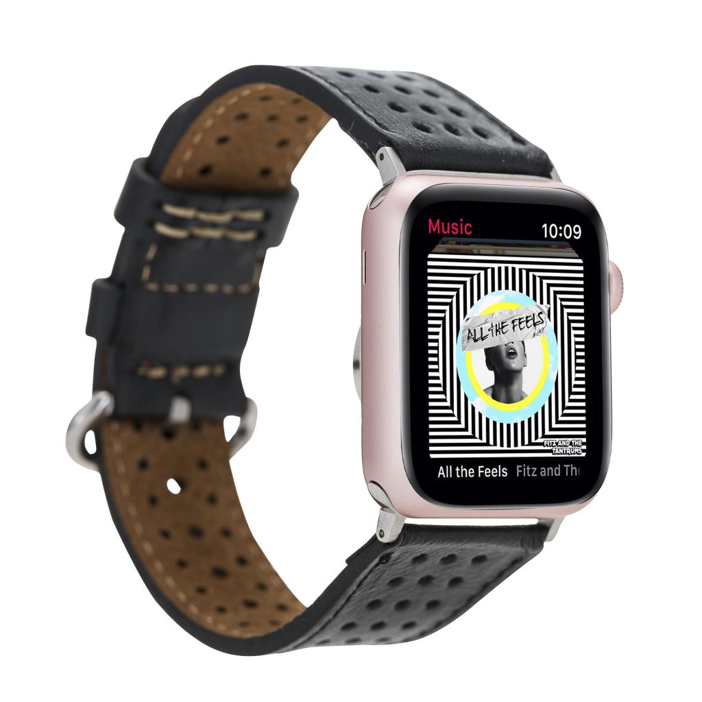 Apple Watch Uyumlu Deri̇ Kordon 38-40-41Mm 87019 Rst1