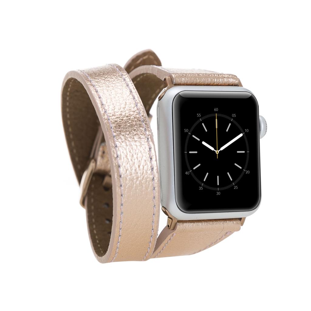 Apple Watch Uyumlu Deri̇ Kordon 38-40-41Mm Dt Rg2