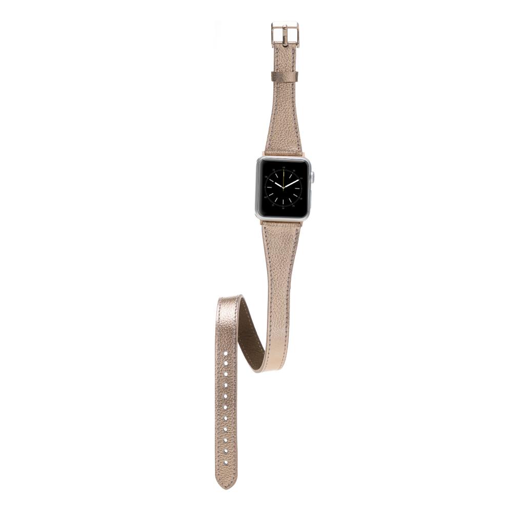 Apple Watch Uyumlu Deri̇ Kordon 38-40-41Mm Dt Rg2