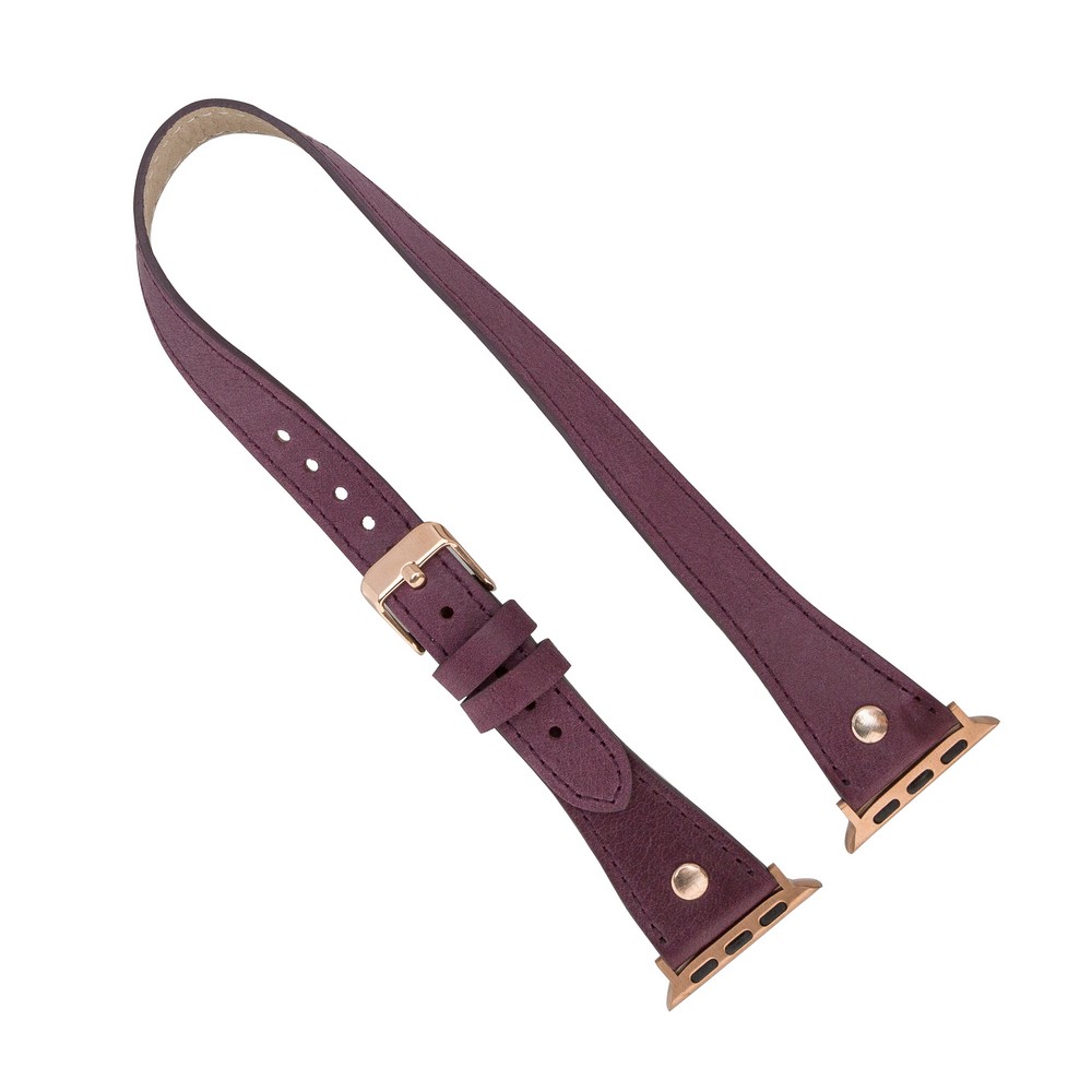 Apple Watch Uyumlu Deri̇ Kordon 38-40-41Mm Dt Sli̇m Cz7