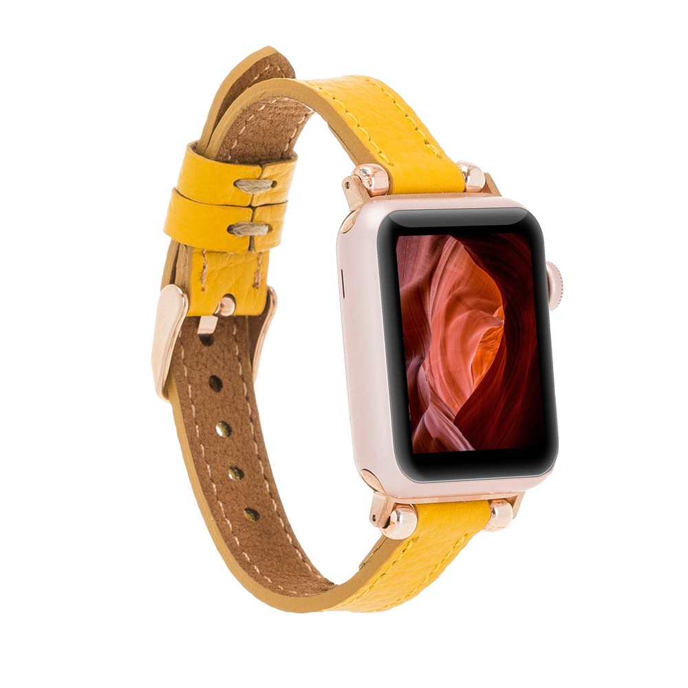 Apple Watch Uyumlu Deri̇ Kordon 38-40-41Mm Ferro Fl12