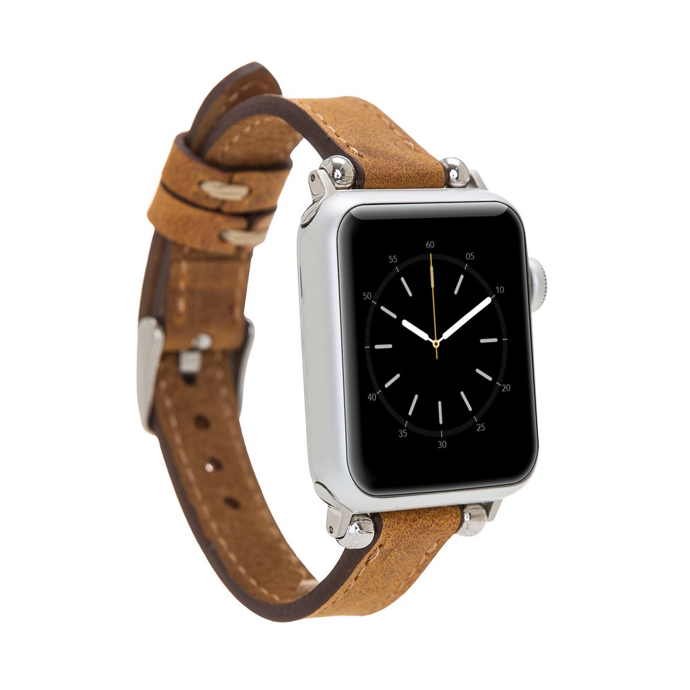 Apple Watch Uyumlu Deri̇ Kordon 38-40-41Mm Ferro G19