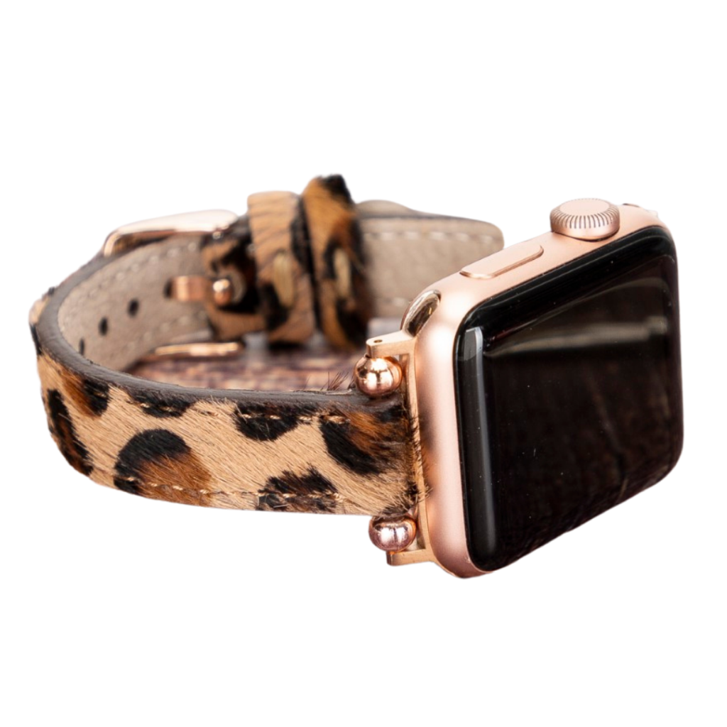 Apple Watch Uyumlu Deri̇ Kordon 38-40-41Mm Ferro Leo1N