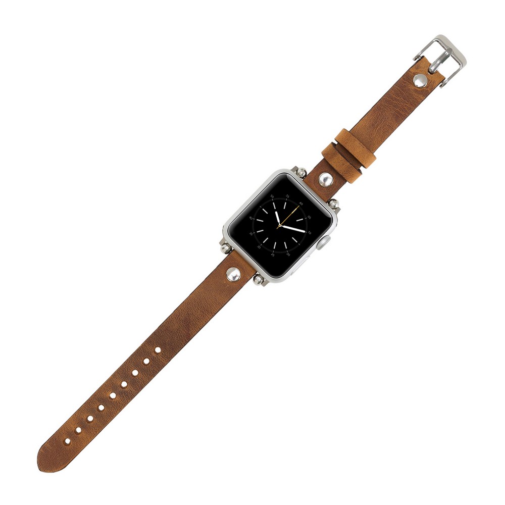 Apple Watch Uyumlu Deri̇ Kordon 38-40-41Mm Ferro St G19