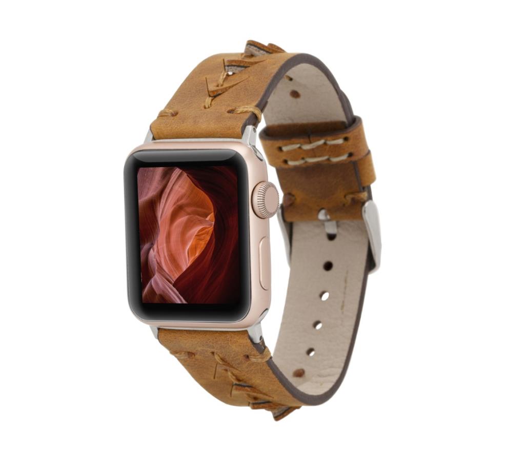 Apple Watch Uyumlu Deri̇ Kordon 38-40-41Mm G19 Boras